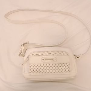 White mini purse